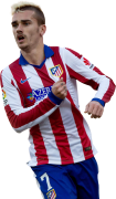 Antoine Griezmann football render