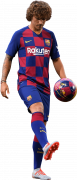 Antoine Griezmann football render