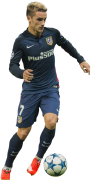 Antoine Griezmann football render