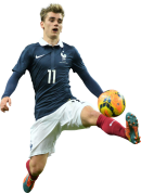 Antoine Griezmann football render