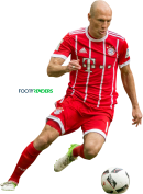 Arjen Robben football render