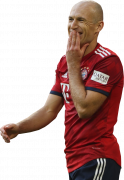 Arjen Robben football render