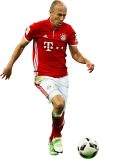 Arjen Robben football render