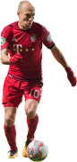 Arjen Robben football render