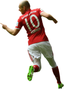 Arjen Robben football render