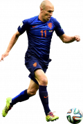 Arjen Robben football render