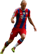 Arjen Robben football render