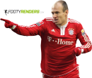 Arjen Robben football render