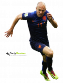 Arjen Robben football render