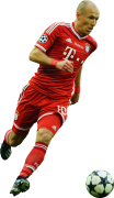 Arjen Robben football render