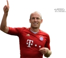 Arjen Robben football render