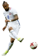 Arturo Vidal football render