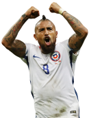 Arturo Vidal football render