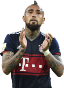 Arturo Vidal football render