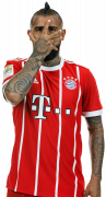 Arturo Vidal football render