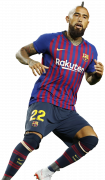 Arturo Vidal football render