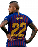 Arturo Vidal football render