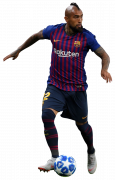 Arturo Vidal football render