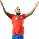 Arturo Vidal football render