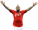 Arturo Vidal football render