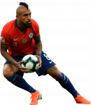 Arturo Vidal football render