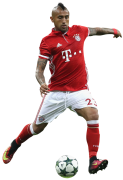 Arturo Vidal football render