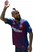 Arturo Vidal football render