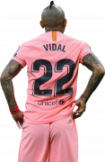 Arturo Vidal football render