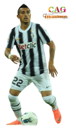 Arturo Vidal football render