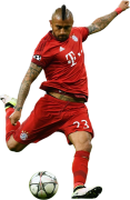 Arturo Vidal football render