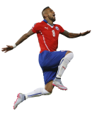 Arturo Vidal football render