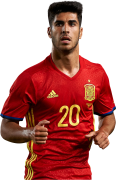 Marco Asensio football render