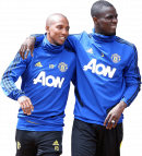 Ashley Young & Eric Bailly football render