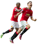 Ashley Young & Ander Herrera football render