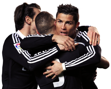 Gareth Bale, Karim Benzema & Cristiano Ronaldo