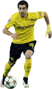 Henrikh Mkhitaryan football render