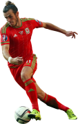 Gareth Bale football render