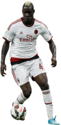 Mario Balotelli football render