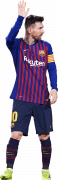 Lionel Messi football render