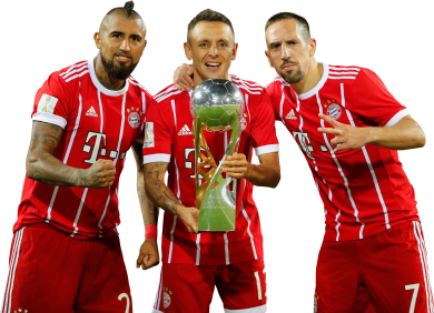 Arturo Vidal, Rafinha & Franck Ribery