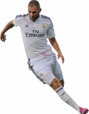 Karim Benzema football render