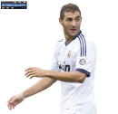 Karim Benzema football render