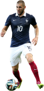 Karim Benzema football render