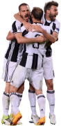 Leonardo Bunucci, Giorgio Chiellini & Andrea Barzagli football render