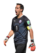 Claudio Bravo football render