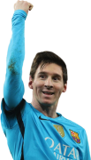 Lionel Messi football render