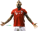 Arturo Vidal football render