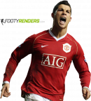 Cristiano Ronaldo football render