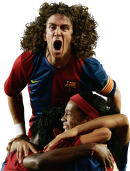 Carles Puyol & Ronaldinho football render