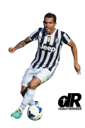 Carlos Tevez football render